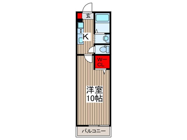 ＭＥＬＤＩＡ大和田Ⅳの物件間取画像